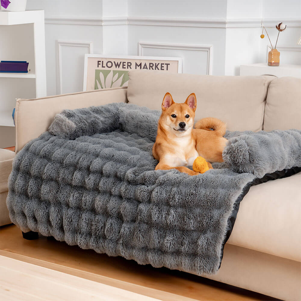 Cozy Retreat | Dog Bed Sofa Protector with Non-Slip Base | Plush Comfort for Ultimate Pet Relaxation
