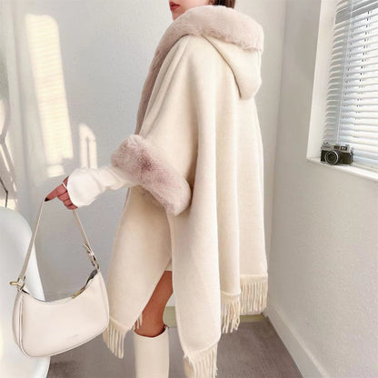 Ortekor Cozy Wearable Blanket Poncho with Silky Lining | Stylish Comfort for Chilly Days