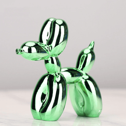 Creative Home Decor | Electroplated Balloon Dog Sculpture with Abstract Design | Unique Wall Decor for Modern Room Aesthetics