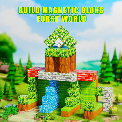 Creative Play | Magnetic Building Blocks Set for Kids with STEM Learning | Safe Educational Gift for Imagination