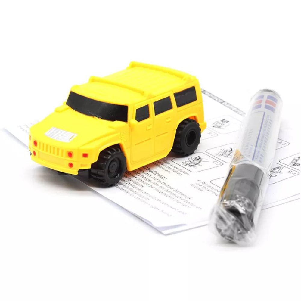 Creative Playset | Inductive Line Following Toy Car with Drawing Pen | Interactive Fun for Kids 3+