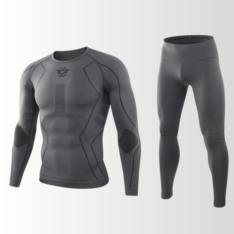 Men's Base Layer Thermal Set – Seamless Insulated Long Underwear for Cold Weather & Winter Sports