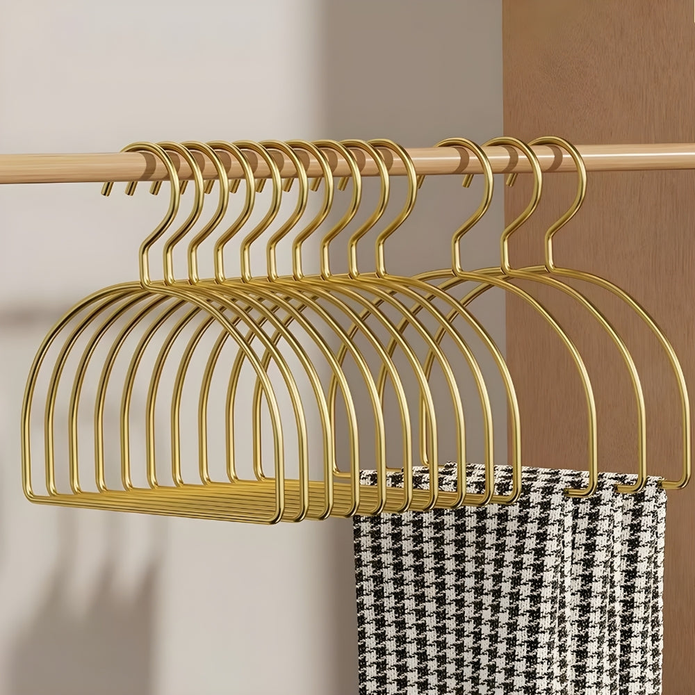 Crescent Scarf Organizer - Aluminum Alloy, Space-Saving 4pcs