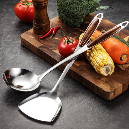 Kitchen Utensil Set, Stainless Steel Cooking Utensils Set with Ergonomic Handles, Kitchen Tools and Tongs for Cooking