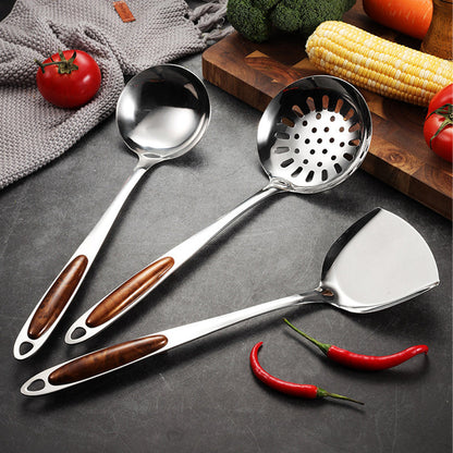 Kitchen Utensil Set, Stainless Steel Cooking Utensils Set with Ergonomic Handles, Kitchen Tools and Tongs for Cooking
