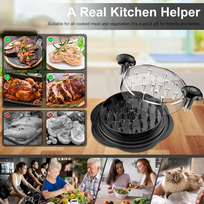 Culinary Pro | Ergonomic Chicken Shredder Tool with Non-Slip Grip | Effortless Shredding for Quick Meal Prep