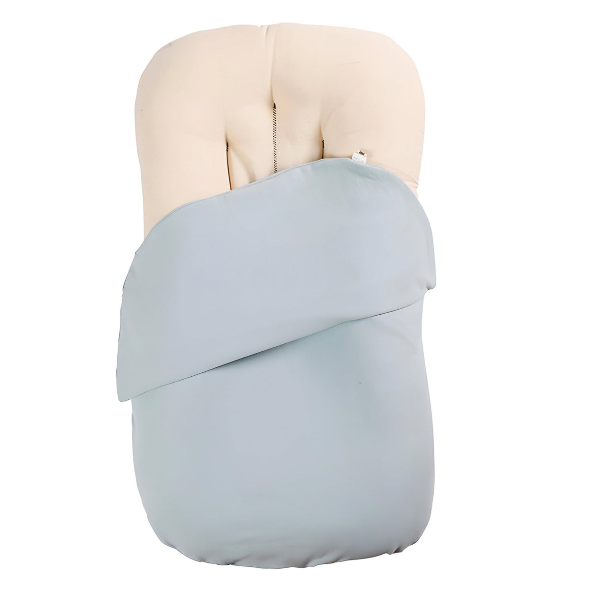 Portable Infant Lounger Cushioned Nest Bed for Newborns with Removable Washable Cover for Travel Nursery Tummy Time Supervised Rest