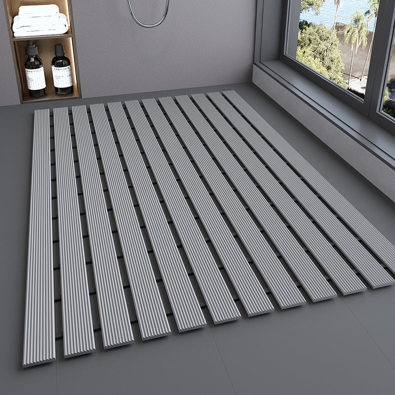 Customizable Non Slip Bath Mat with Quick Drainage Grooves | Safe Shower Mat for Ultimate Security