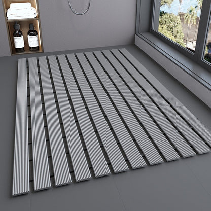 Bathtub Mat Non Slip, Customizable Bath Mat with Quick Drainage Holes, Rubber Shower Mat for Walk in Shower