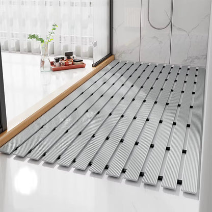 Bathtub Mat Non Slip, Customizable Bath Mat with Quick Drainage Holes, Rubber Shower Mat for Walk in Shower