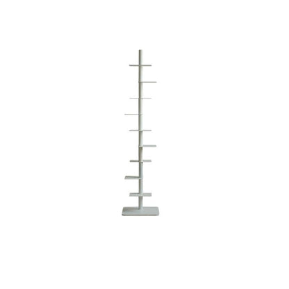 Tower Storage Rack 9-Tier Vertical Shelving Unit for Organizing Books Files Office Supplies Multicolor Steel Frame 68.5 in Tall 15.75 in Wid