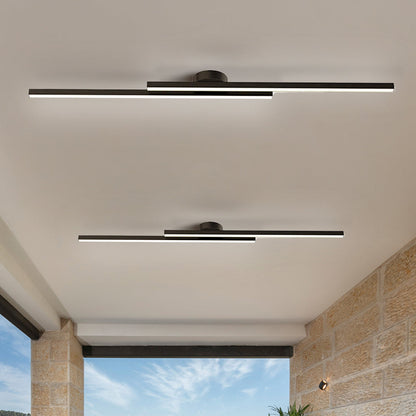 Flush Mount LED Ceiling Light Fixture — Low Profile Round Disc 8.3 in for Bedroom Hallway Entry — Modern Aluminum & Acrylic Surface Mount wi