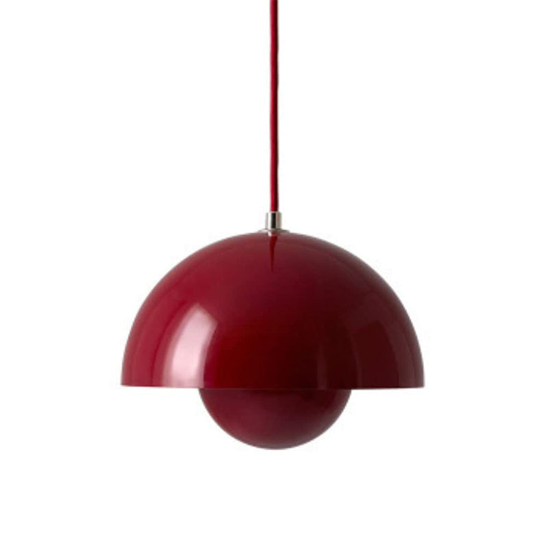 Metal Dome Pendant Light 9 in Adjustable E26 for Dining Table Kitchen Island Bedroom Mid-Century Modern Hanging Fixture