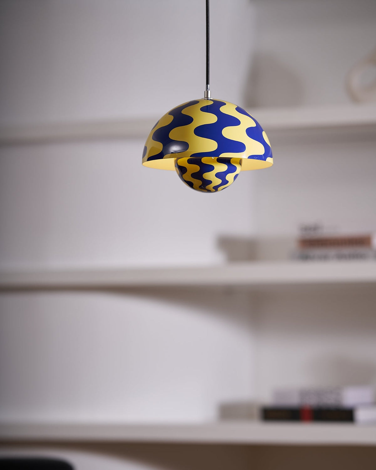 Geometric Aluminum Hanging Fixture 9 Inch Matte Modern Overhead Illumination for Kitchen Dining Room Entry