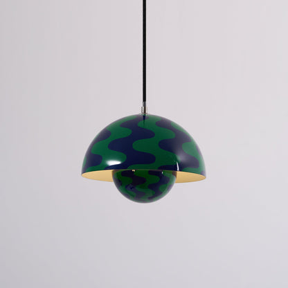 Geometric Aluminum Hanging Fixture 9 Inch Matte Modern Overhead Illumination for Kitchen Dining Room Entry