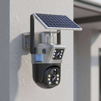 SOLARVUE – 4K Wireless Security Camera Solar 360° Control