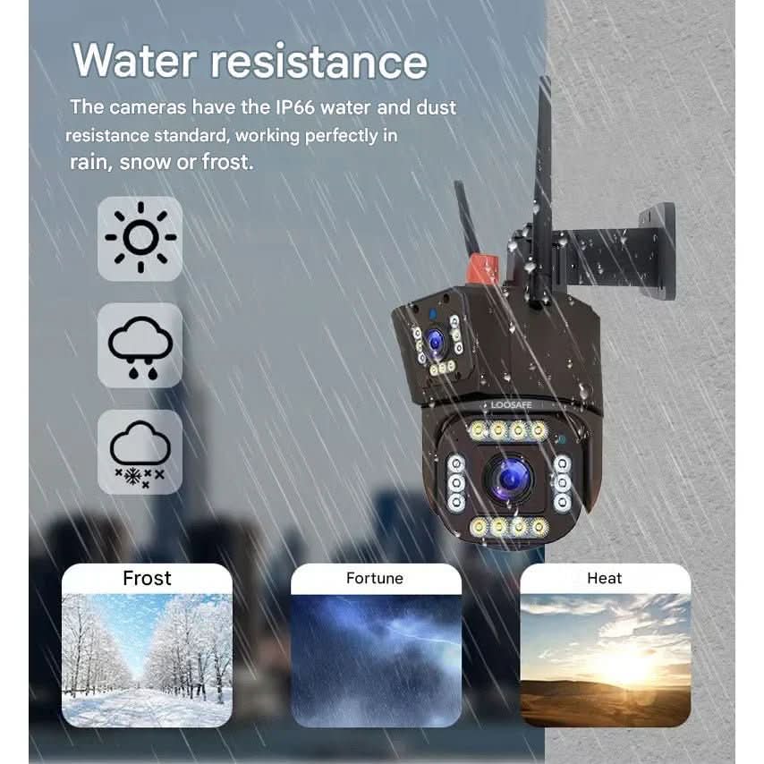 SOLARVUE – 4K Wireless Security Camera Solar 360° Control