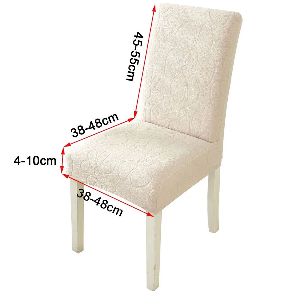 Daisy Dining Chair Cover - Stretch Microfiber, Easy Fit for Dining Room Chair