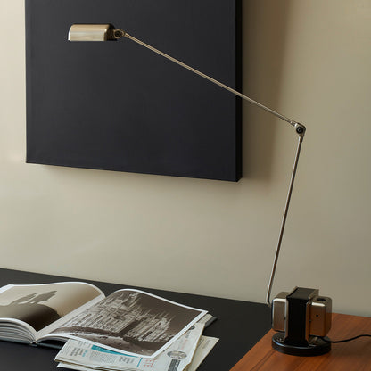 Scribe Collection | Desk Lamp with Fully Articulated Design & Adjustable LED Lighting | Precision Illumination for Workspaces