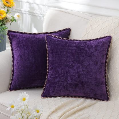 Decorative Pillow Cover Chenille, Sofa Cushion Cover for Couch, Throw Pillow Cover for Bedroom and Living Room