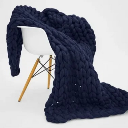 Weighted Blanket Organic Cotton All Season Calming Throw for Better Sleep and Relaxation Deep Pressure Comfort for Bed Sofa Couch Bedroom
