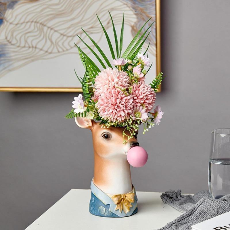 Wild Bubblegum Creature Vase