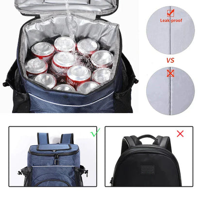 Ortekor Cooler Backpack | Insulated Backpack Cooler Bag with Spacious 25L Capacity | Durable Design for Summer Adventures