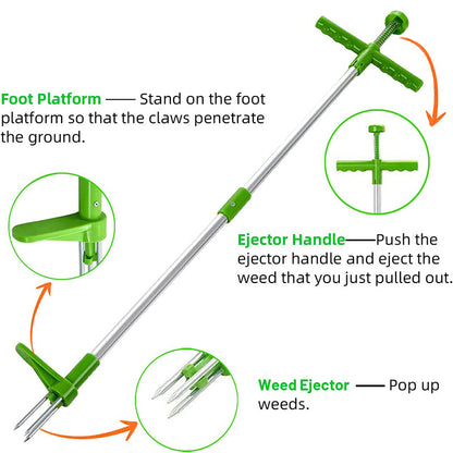 ROOTLIFT - Stand-up weed puller designed for easier and cleaner garden maintenance.