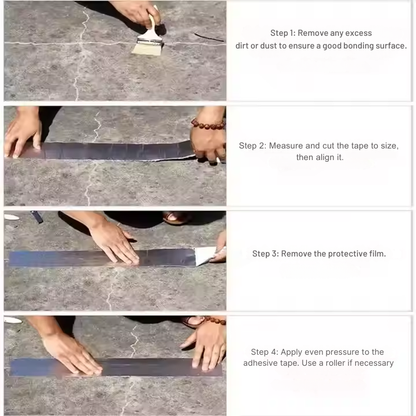 Waterproof Repair Tape for Pipes Leaks Cracks Roofs Multi-Surface Adhesive Flexible Indoor Outdoor Use DIY Home Garage Workshop Construction