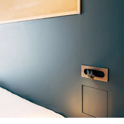 Adjustable LED Bedside Reading Light Wall Mount with Push Button Control – Space-Saving Swing Arm Design in Multiple Finishes