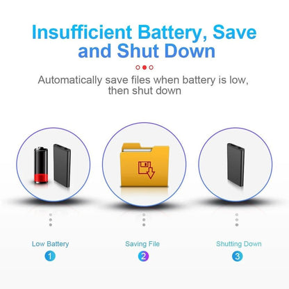 Voice-Activated Dictation Device | 50 Hours Recording | Ultra-Compact