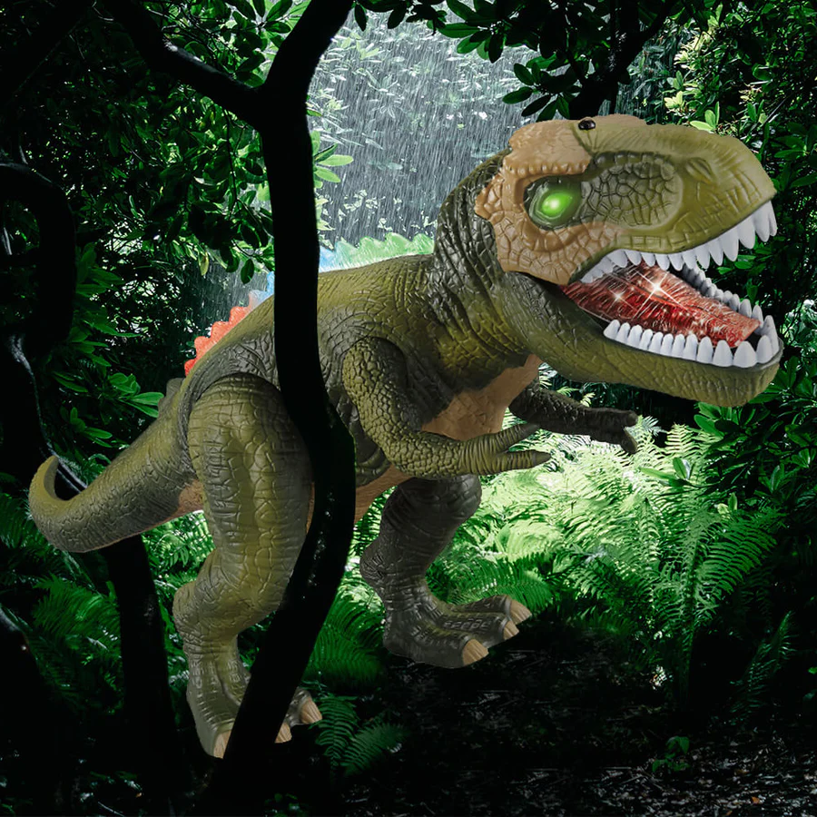 Ortekor Dino Explorer | Remote Control Dinosaur Toy with Realistic Walking & Roaring Sounds | Interactive Fun for Kids