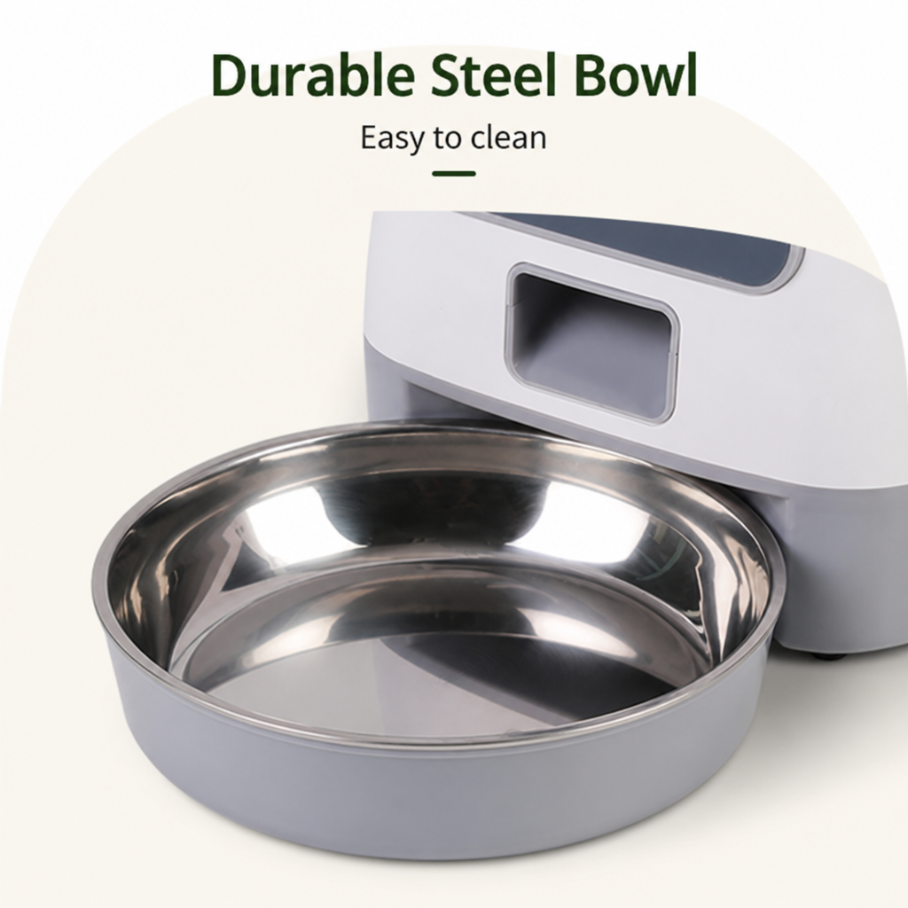 Ortekor 1 gallon Timed Voice Recorder Pet Feeder