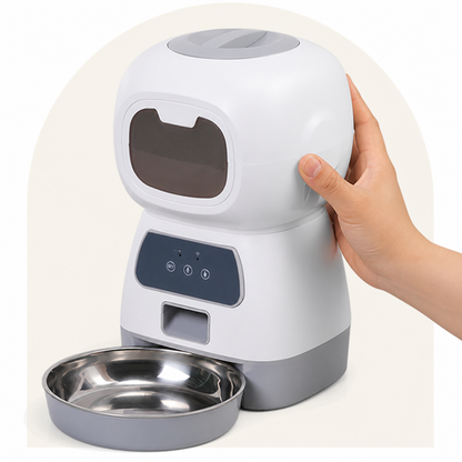 Ortekor 1 gallon Timed Voice Recorder Pet Feeder