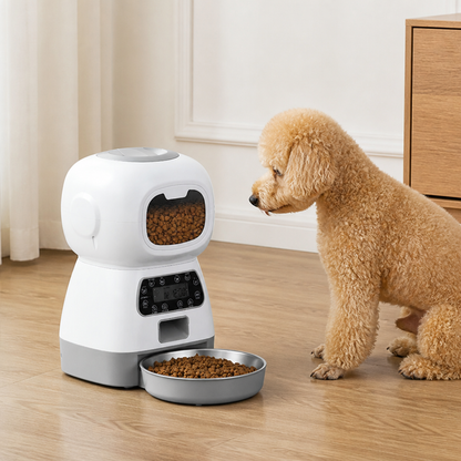 Ortekor 1 gallon Timed Voice Recorder Pet Feeder