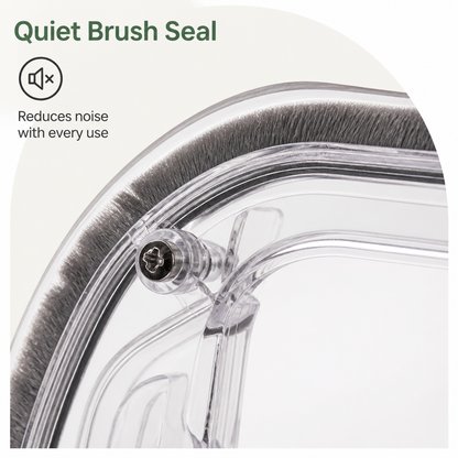 Ortekor 4-Way Locking Noise-Reducing Pet Door (Glass Mount)