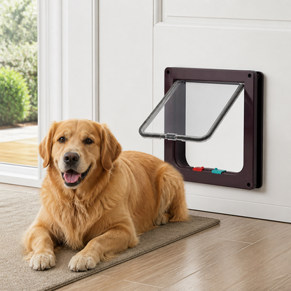 Ortekor 4-Way Locking Weatherproof Pet Door