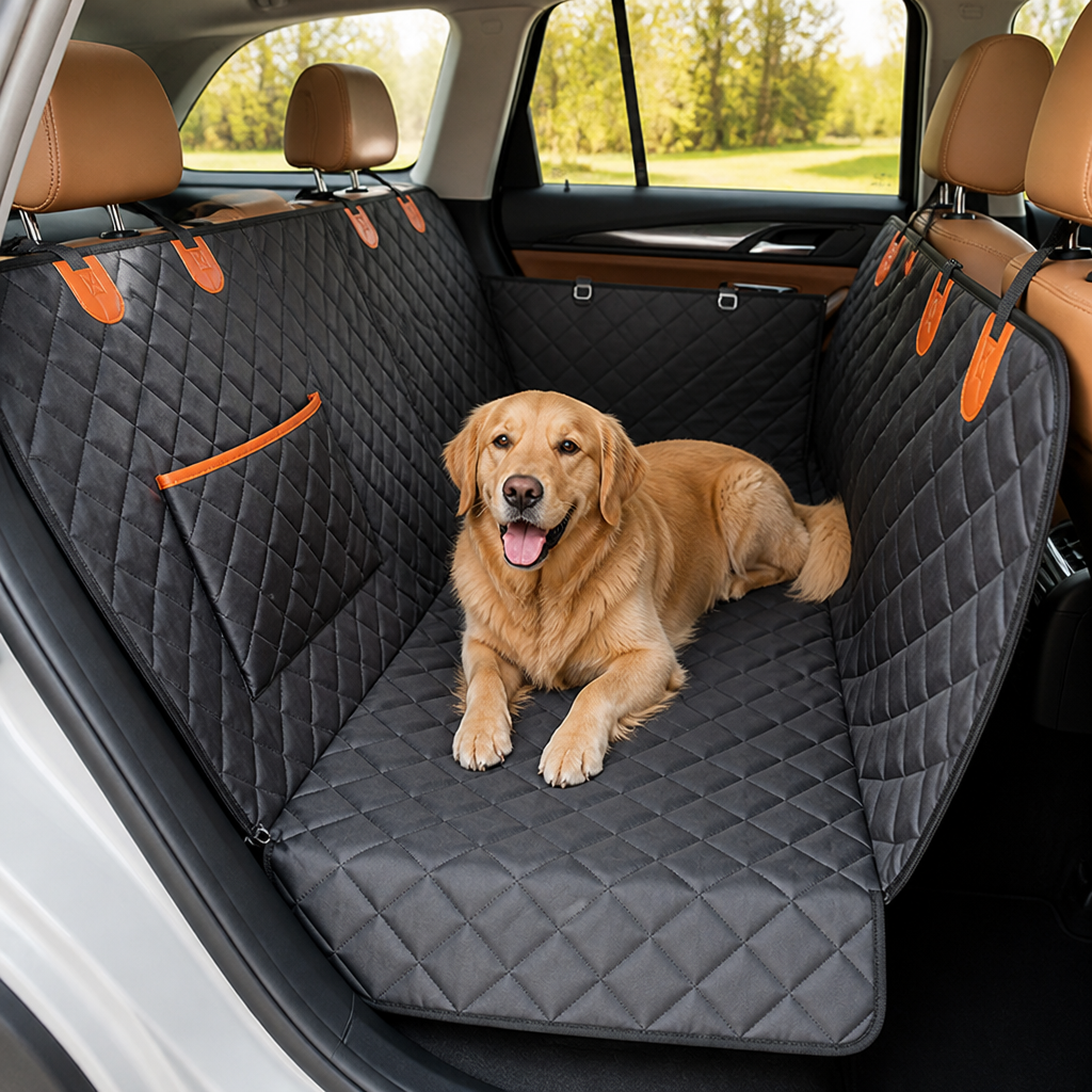 Ortekor 600D Oxford Waterproof Dog Car Seat Cover