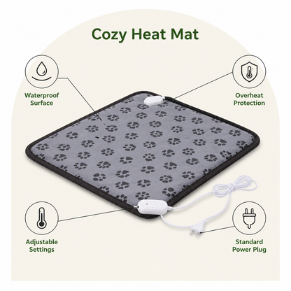 Ortekor Adjustable 3-Heat & Waterproof Heated Mat