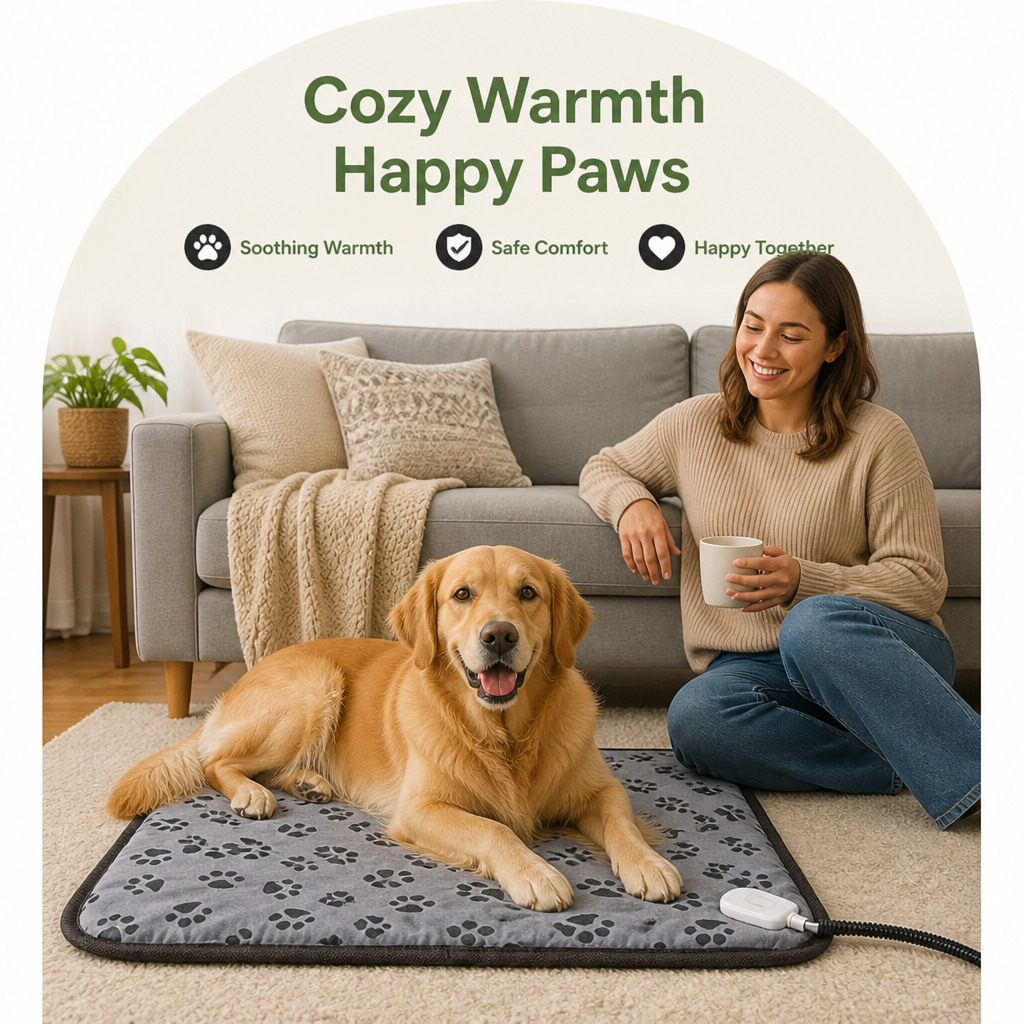 Ortekor Adjustable 3-Heat & Waterproof Heated Mat
