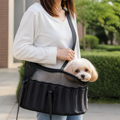 Ortekor Adjustable Crossbody & Safety-Belt Travel Carrier