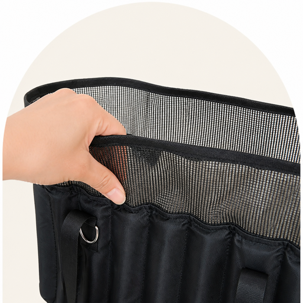 Ortekor Adjustable Crossbody & Safety-Belt Travel Carrier