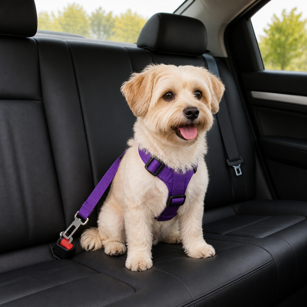 Ortekor Adjustable Nylon & Zinc Alloy Car Seat Belt