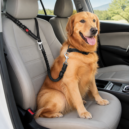 Ortekor Adjustable Reflective & Anti-Shock Harness Leash (Seat Tether)