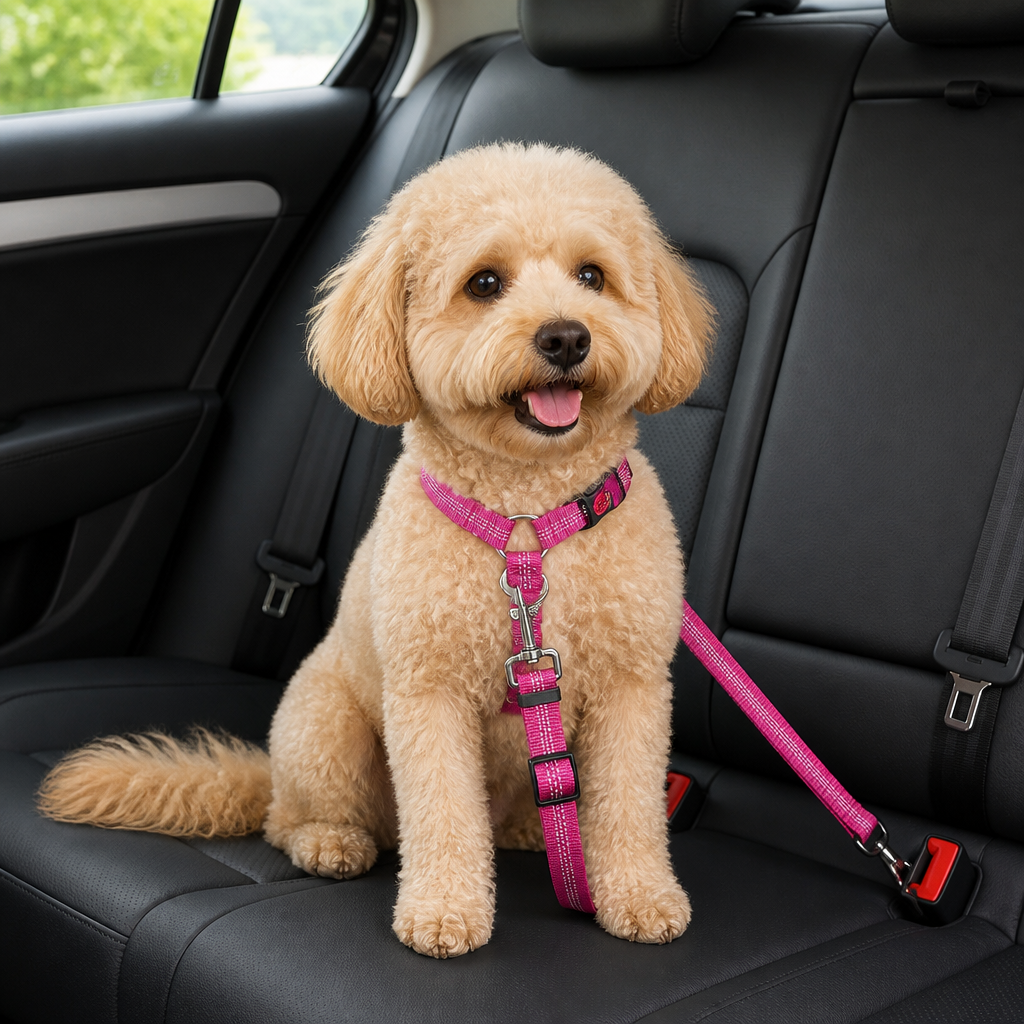 Ortekor Adjustable Reflective & Anti-Shock Harness Leash (Seat Tether)