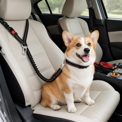 Ortekor Adjustable Reflective Quick-Release Car Safety Belt