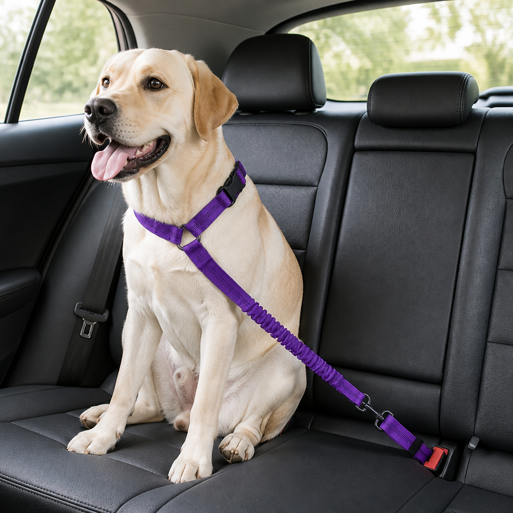Ortekor Adjustable Reflective Quick-Release Car Safety Belt