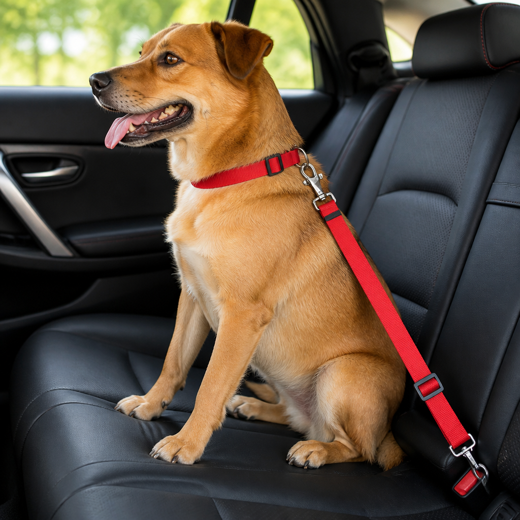 Ortekor Adjustable Reflective Quick-Release Car Safety Belt