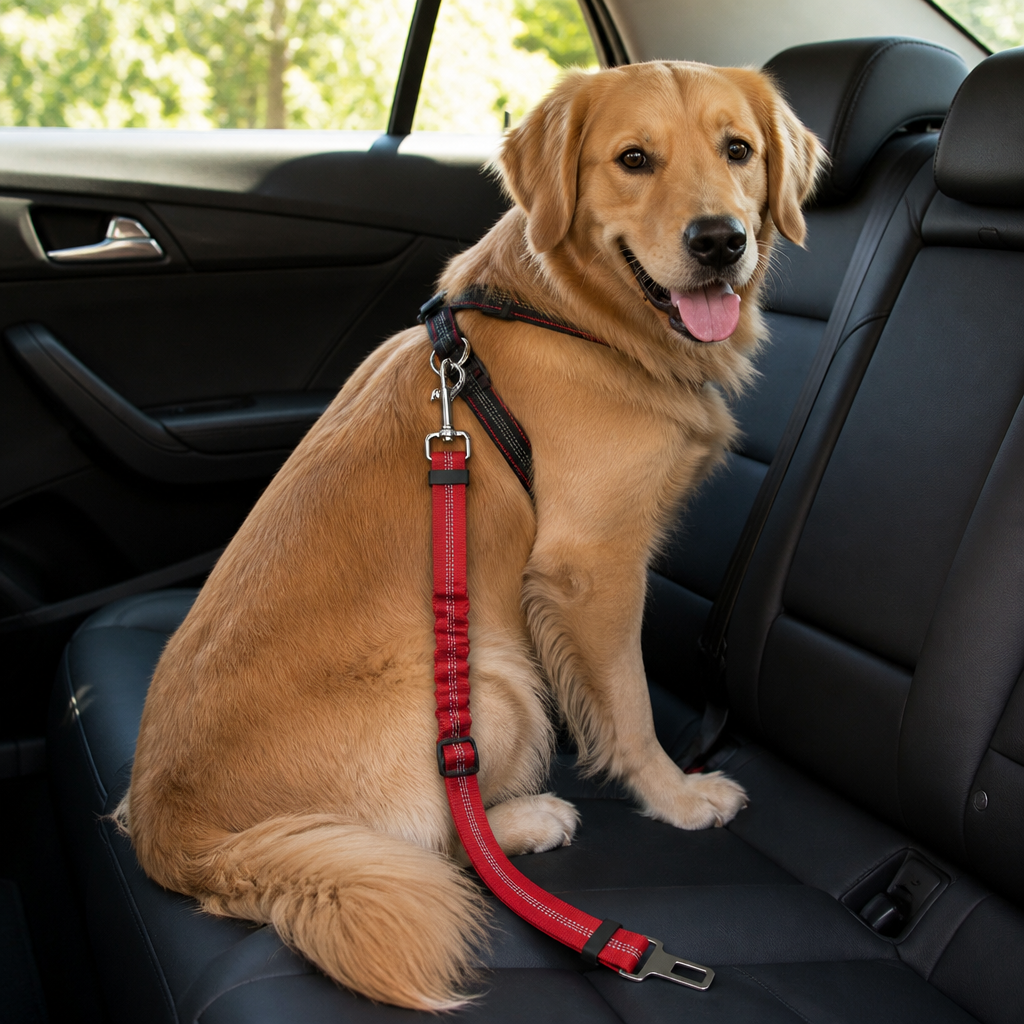 Ortekor Adjustable Reflective Quick-Release Car Seat Belt