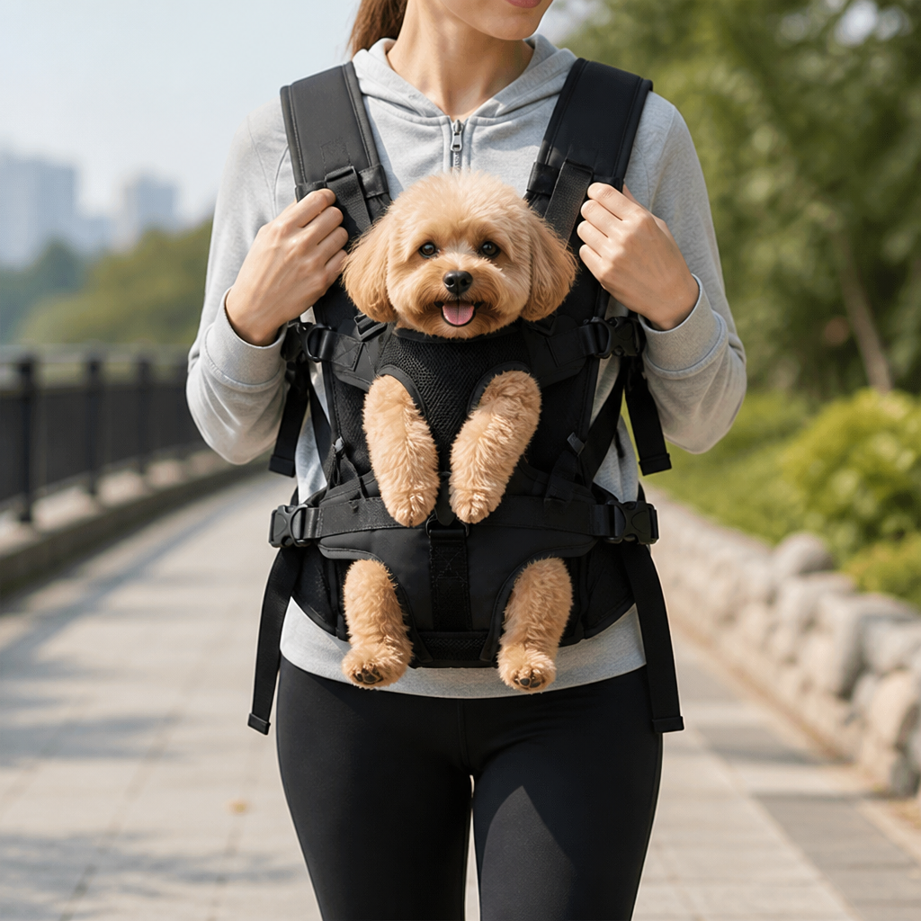 Ortekor Adjustable Straps & Breathable Mesh Front Carrier Backpack
